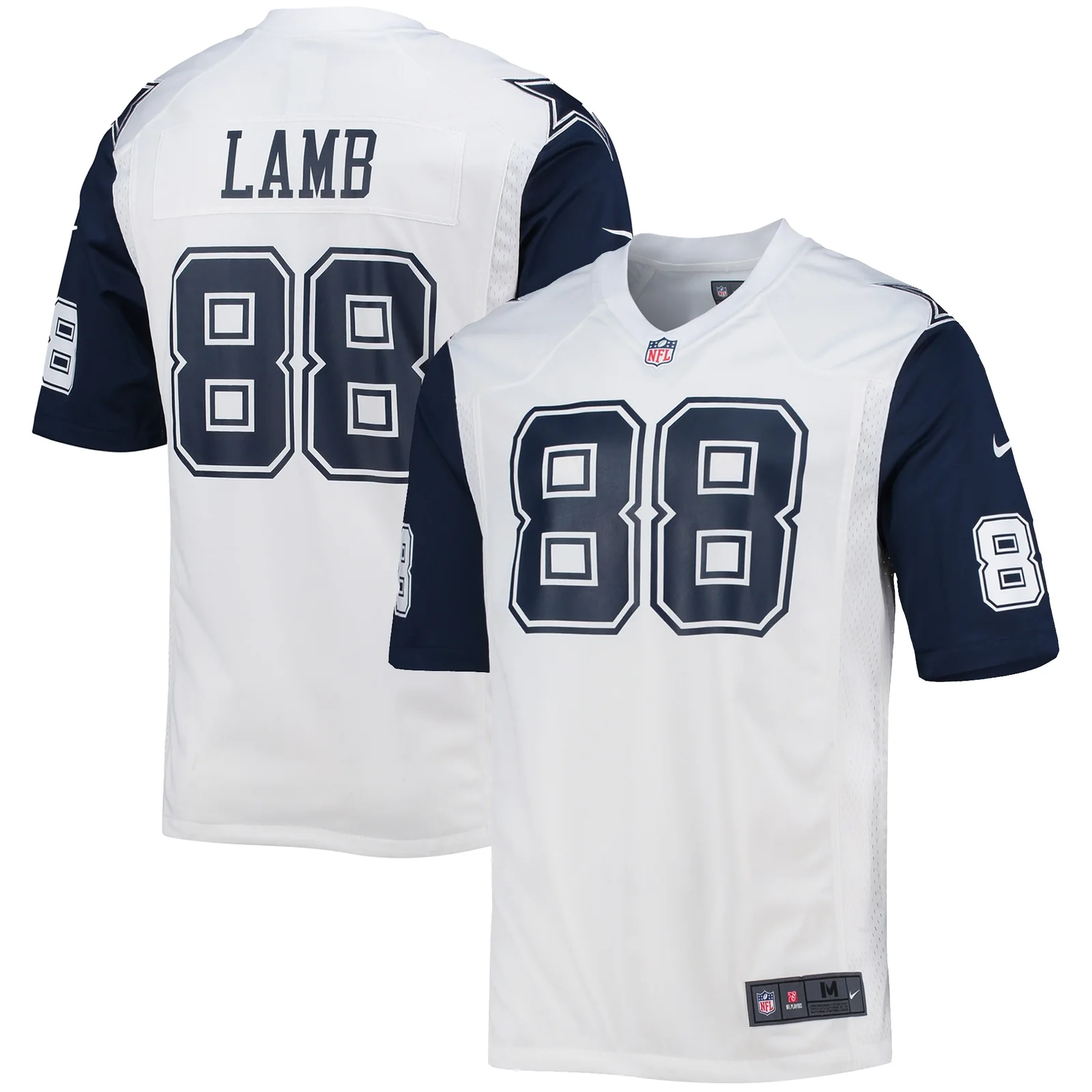 Men's CeeDee Lamb Dallas Cowboys Alternate Game Jersey - White -