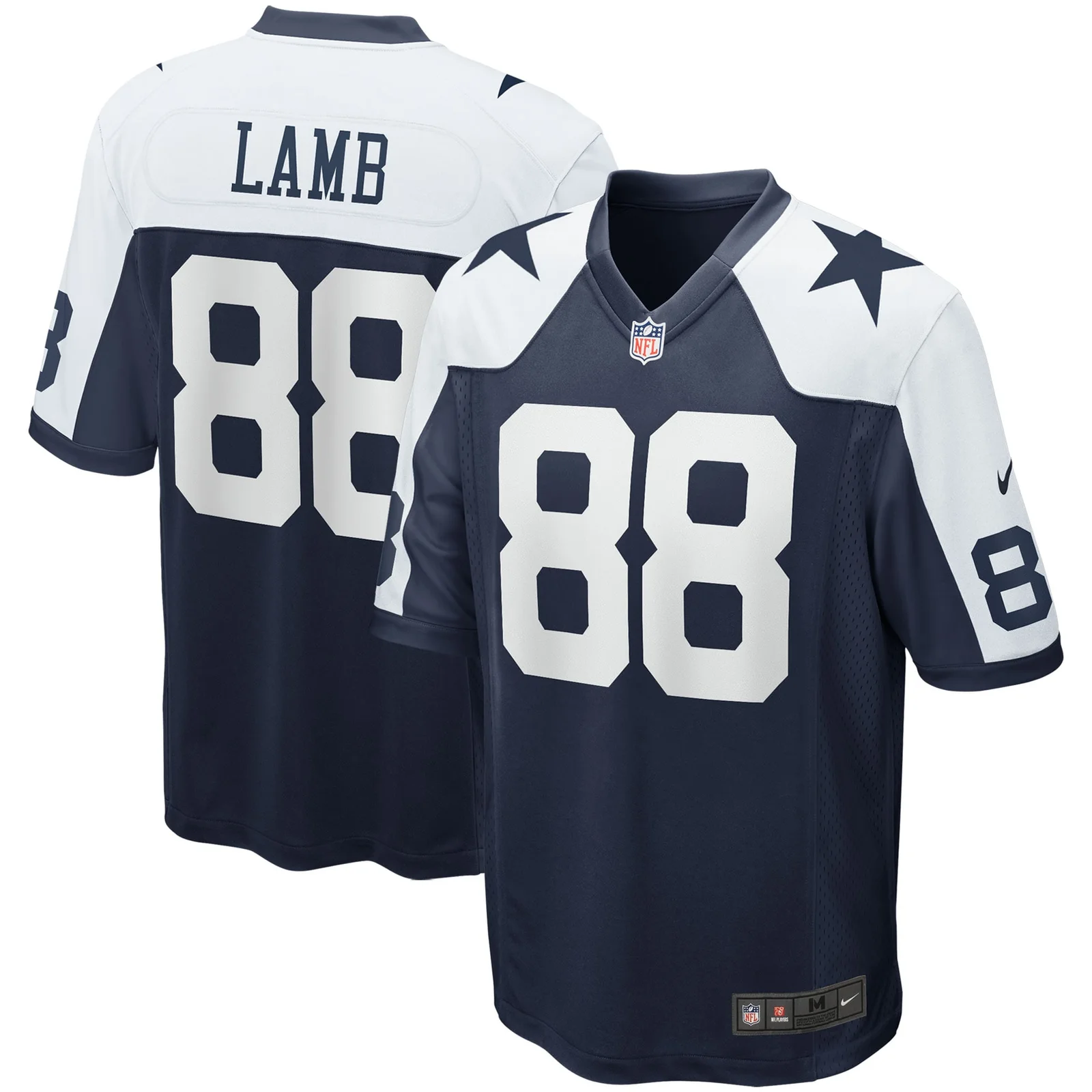 Men's CeeDee Lamb Dallas Cowboys Alternate Game Team Jersey - Navy -