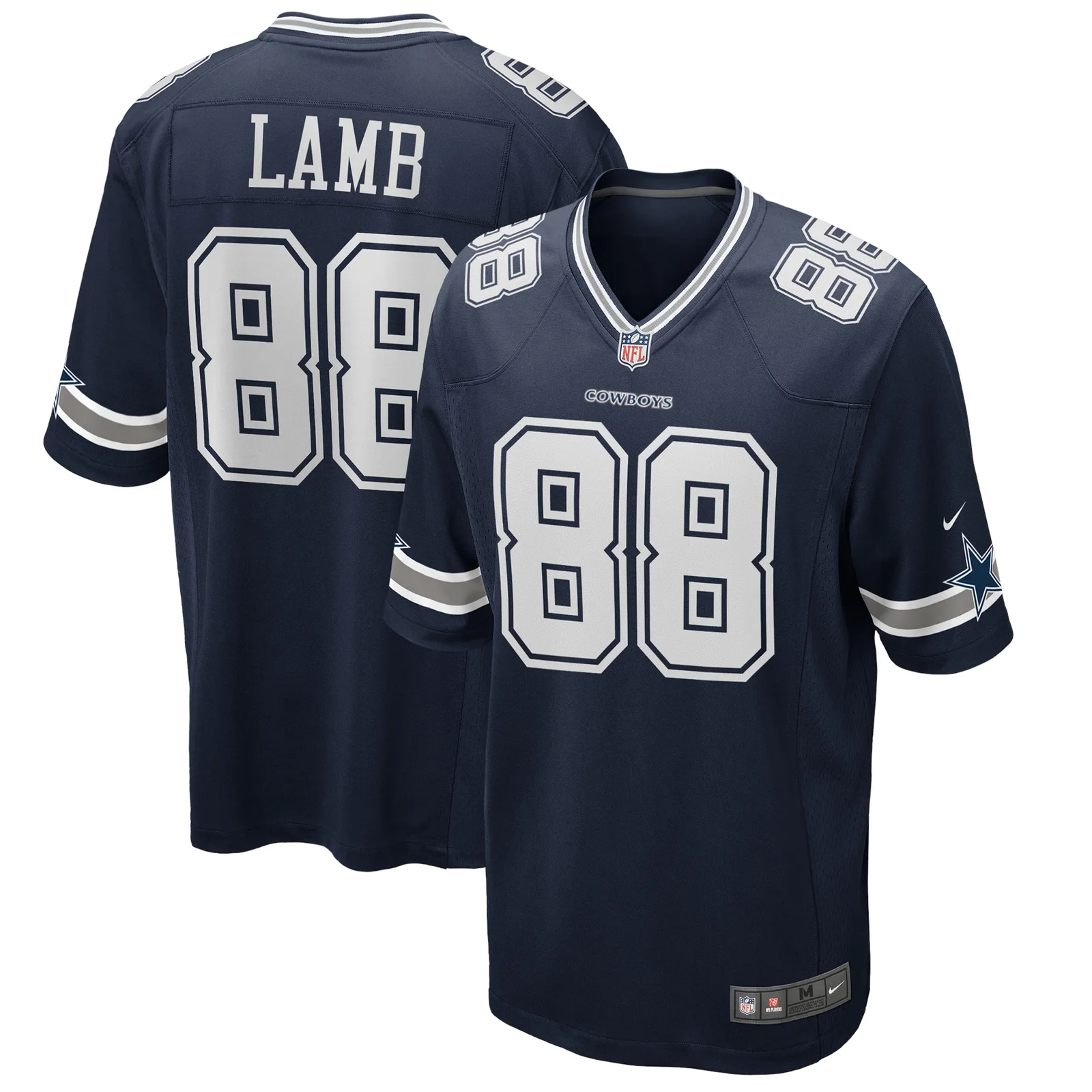 Men's CeeDee Lamb Dallas Cowboys Game Jersey - Navy -
