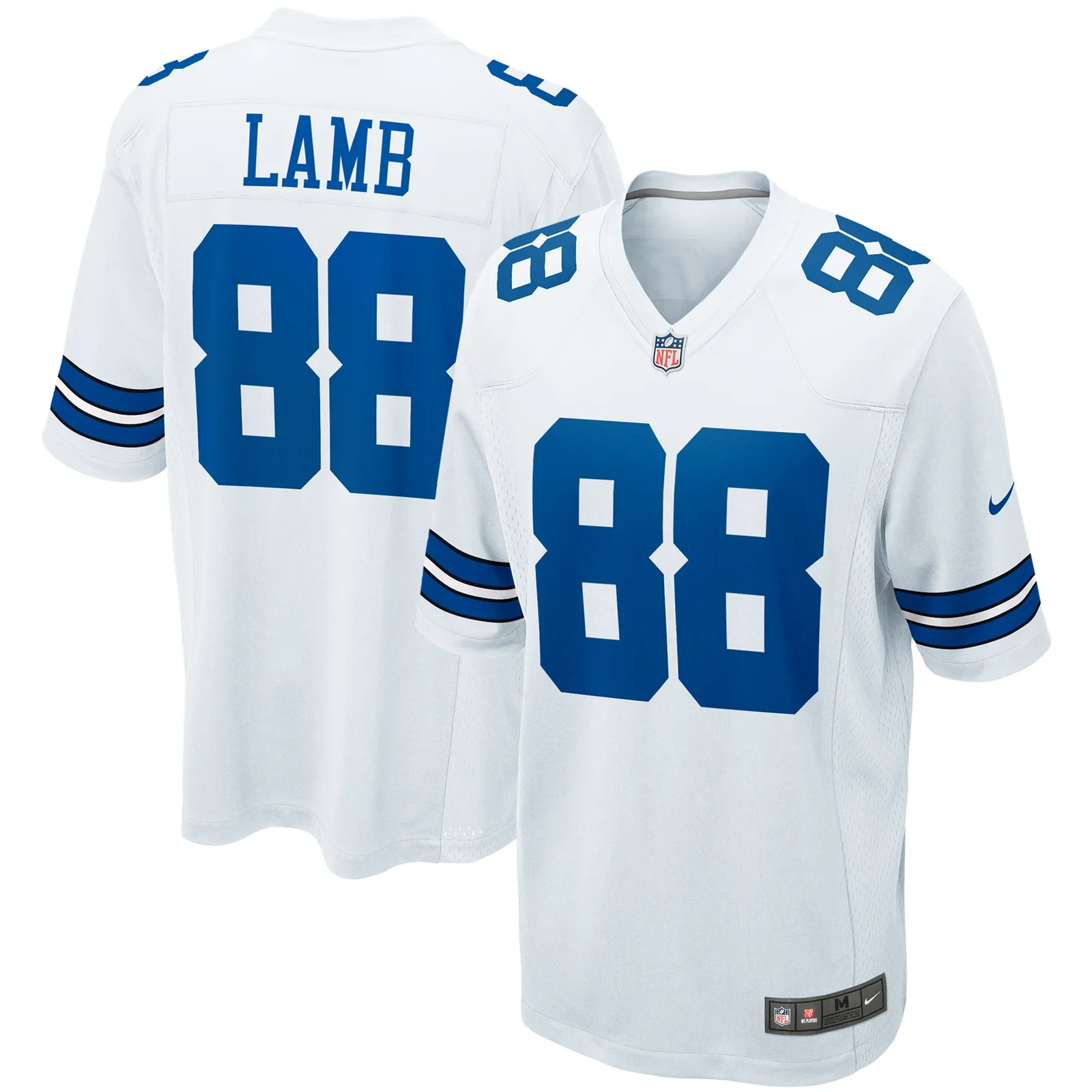 Men's CeeDee Lamb Dallas Cowboys Game Team Jersey - White -