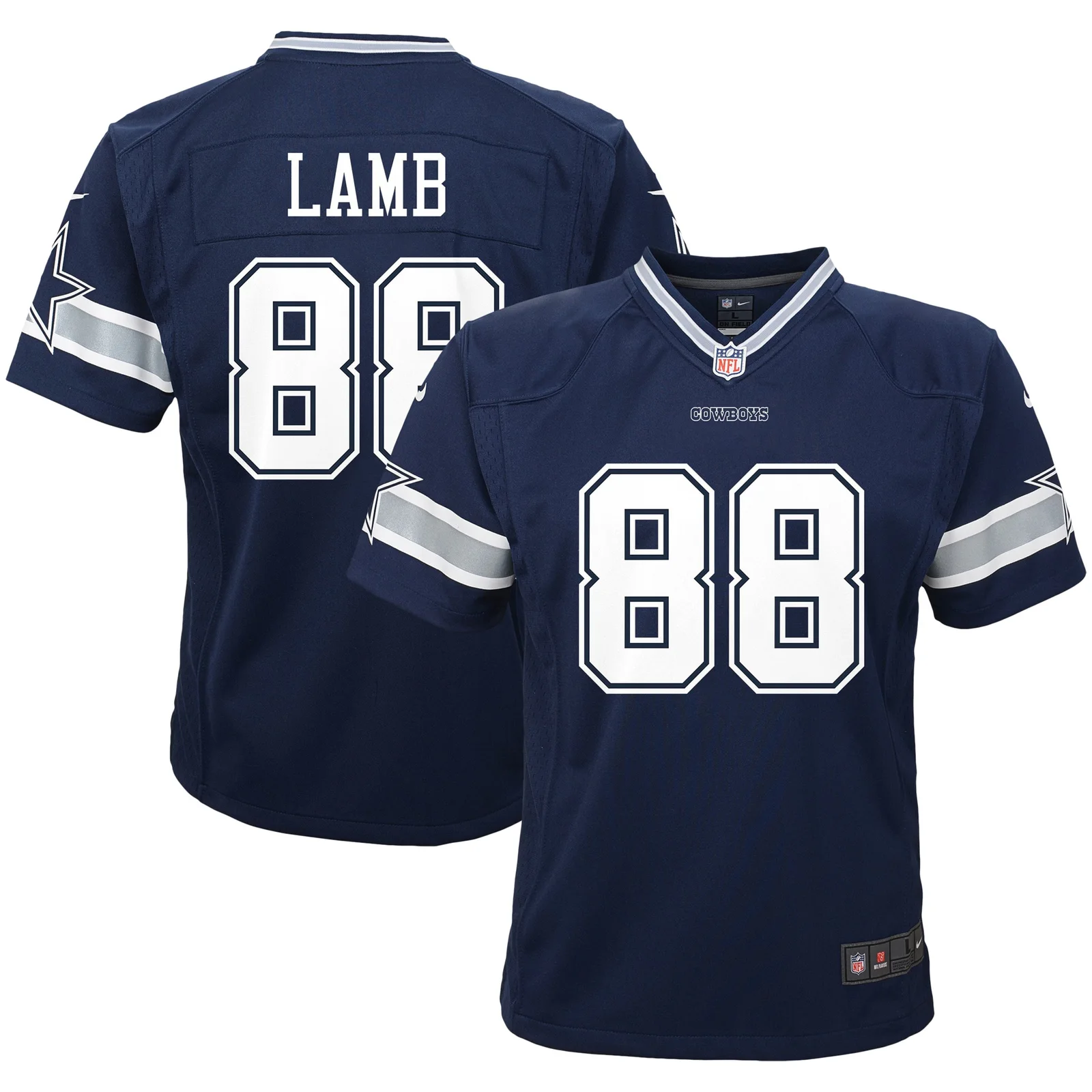 Men's CeeDee Lamb Dallas Cowboys Infant Game Jersey - Navy -