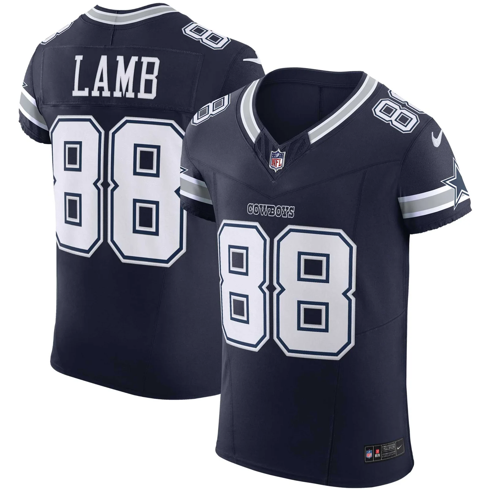 Men's CeeDee Lamb Dallas Cowboys Vapor F.U.S.E. Elite Jersey - Navy -