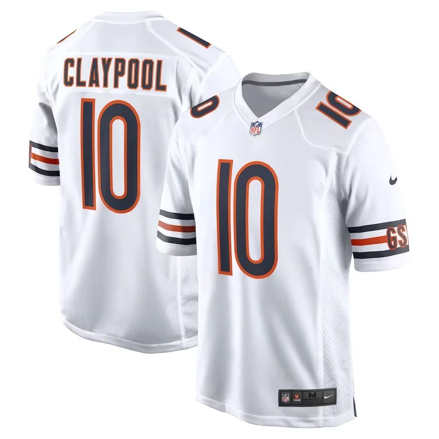 Chase Claypool Jersey, White Men's, Game Player Jersey -