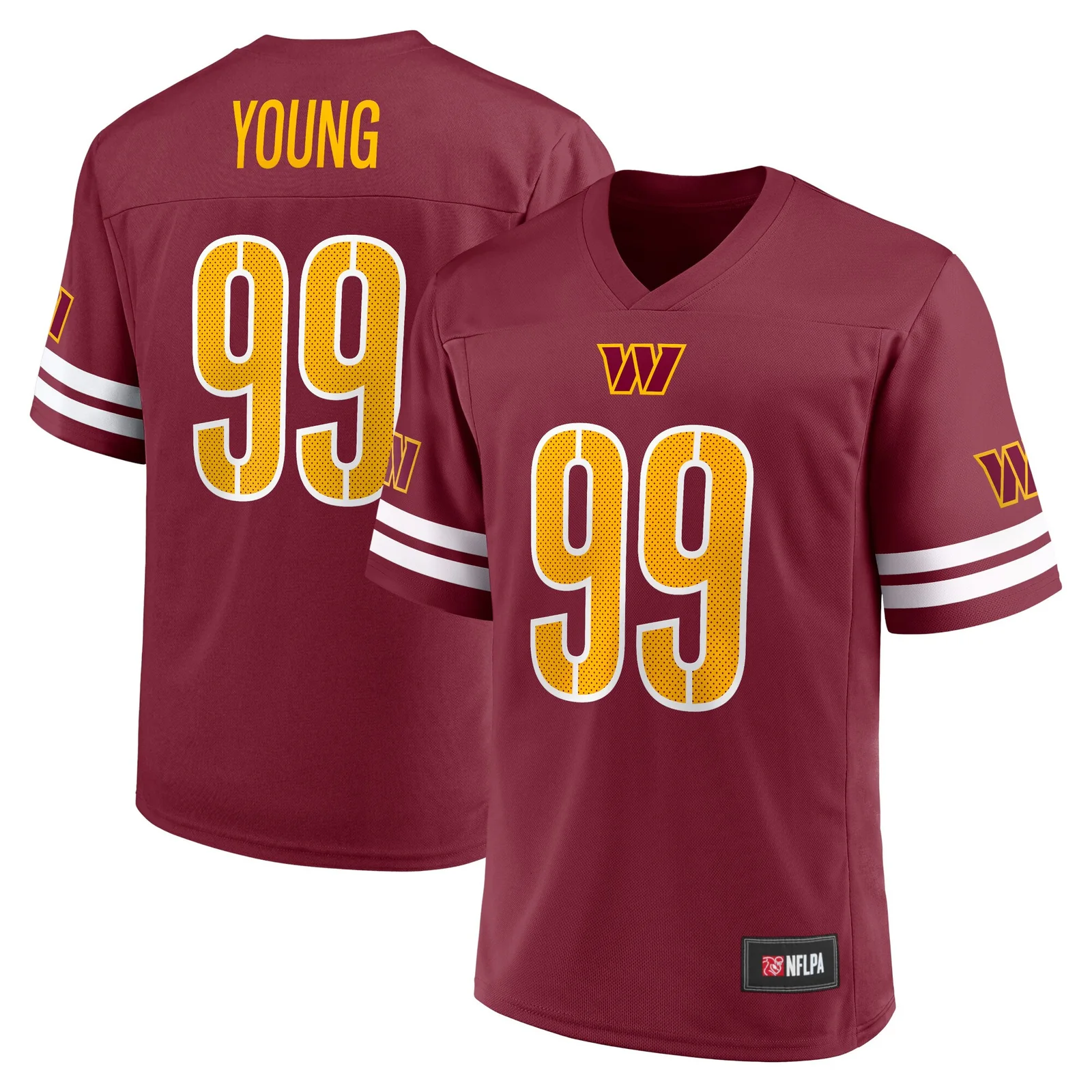 Men's Chase Young Burgundy Washington Commanders  Player Jersey