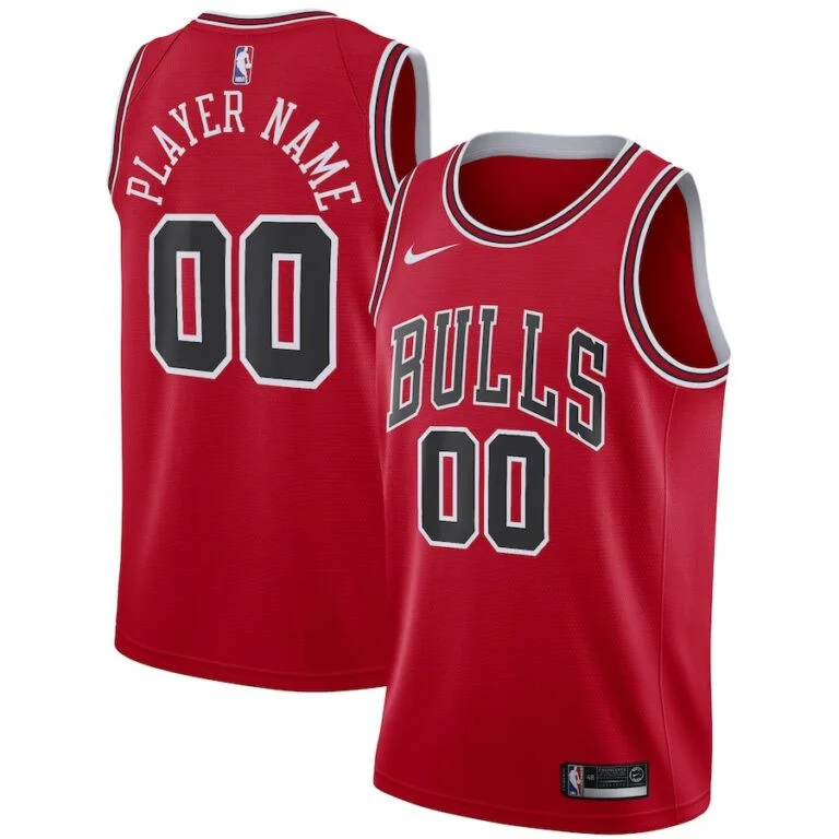 Men's Chicago Bulls Custom 2020/2021 Icon Edition Swingman Jersey