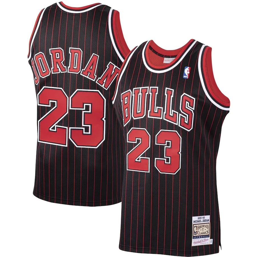 Men's Michael Jordan Chicago Bulls Hardwood Classics 1995-96 Jersey - Black -