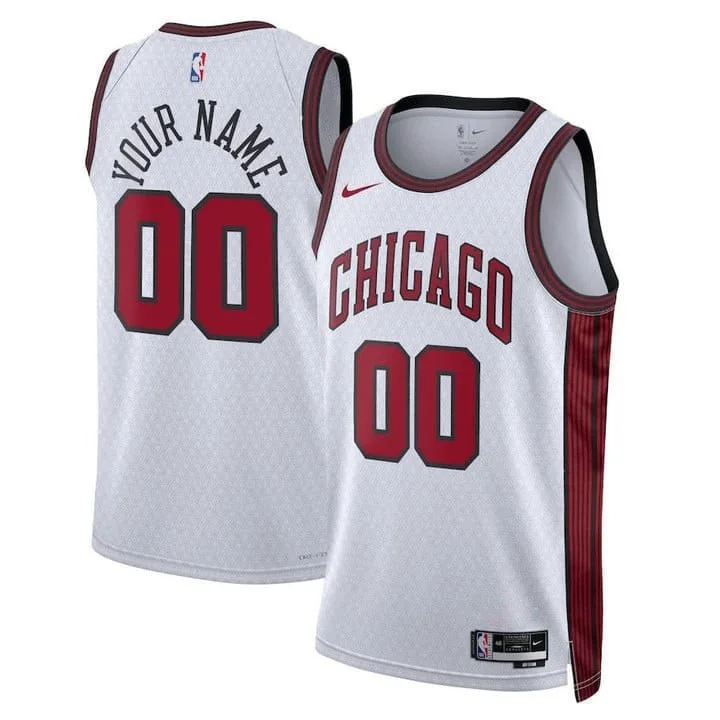 Woman's Custom Chicago Bulls City Edition Swingman Jersey 2022-23 -