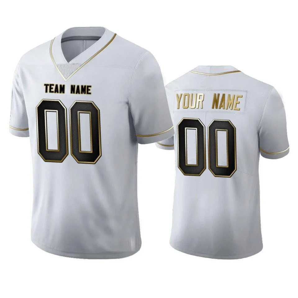 Custom Bengals Jersey for Men 2019 Cincinnati Bengals Custom White Golden Edition Limited Jersey -