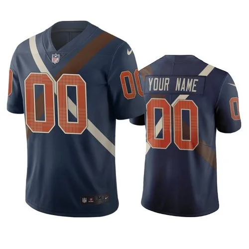 Custom Bengals Jersey for Men Cincinnati Bengals Custom Navy Vapor Limited City Edition Jersey -