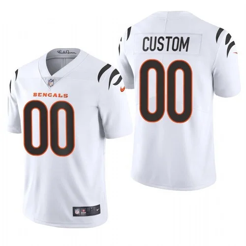 Custom Bengals Jersey for Men Cincinnati Bengals Custom 2021 White Jersey -