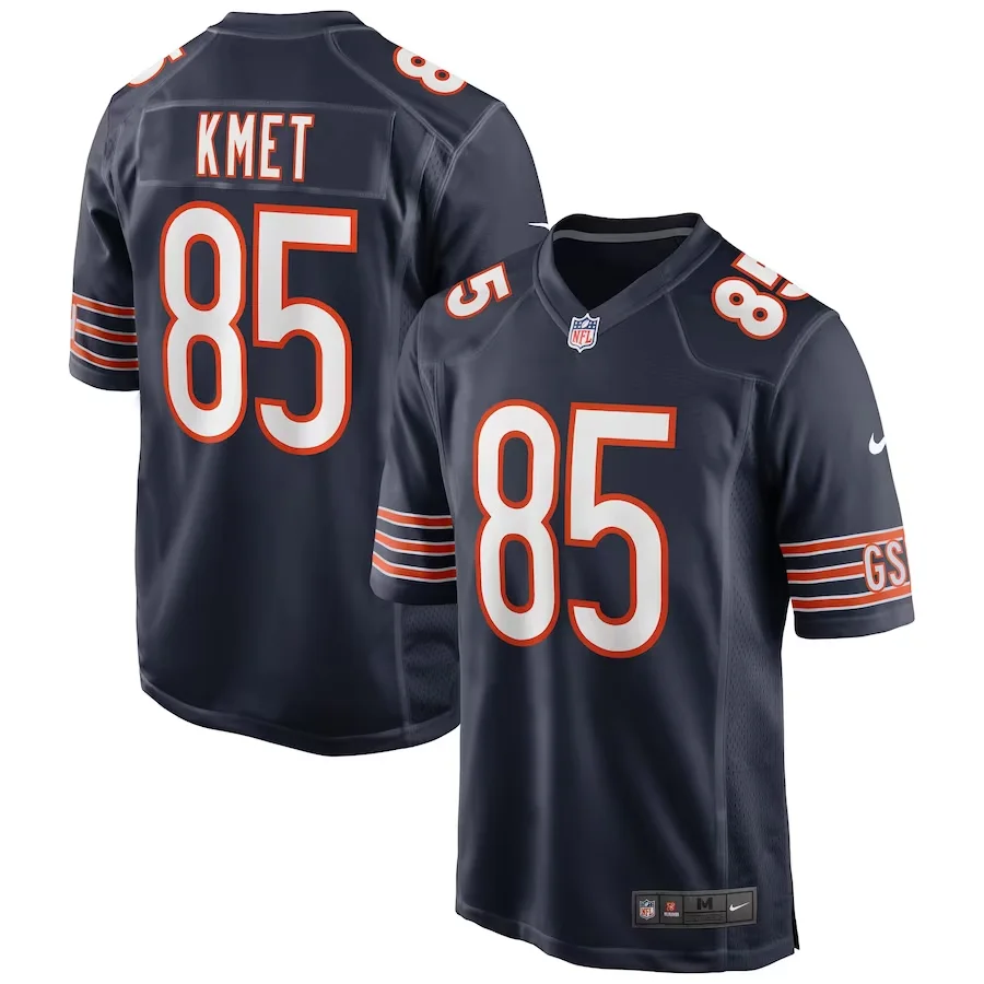 Cole Kmet Jersey, Navy Men's, Home Game Jersey -