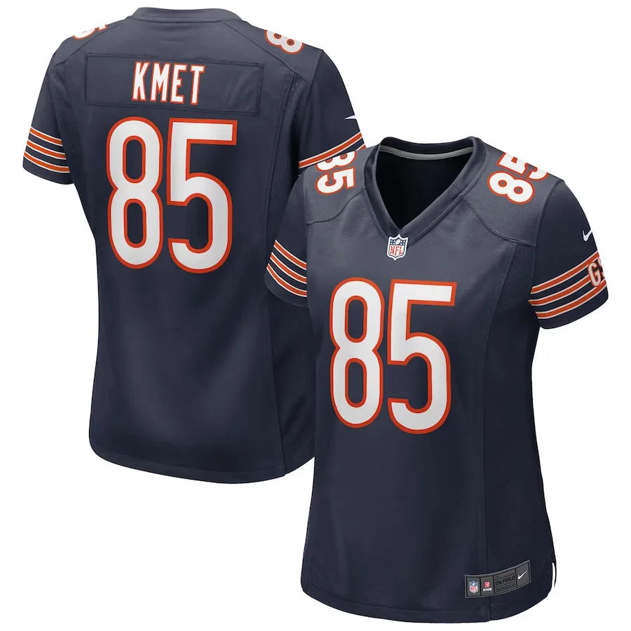 Cole Kmet Jersey, Navy Woman's, Home Game Jersey -
