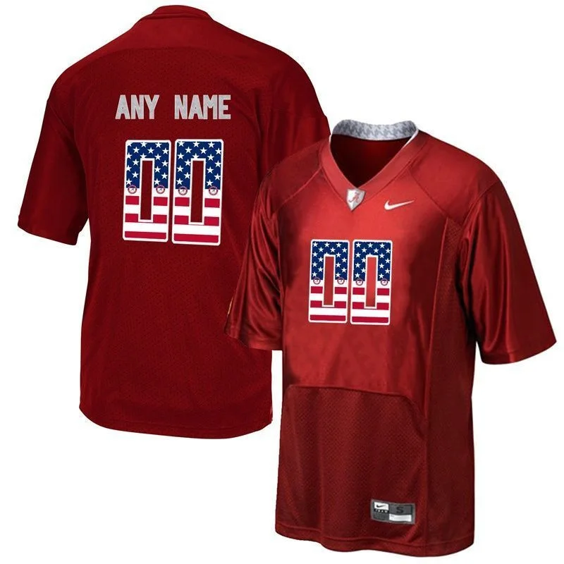 Custom Alabama Jersey for Me Alabama Crimson Tide Red Custom College Football Limited Jersey -
