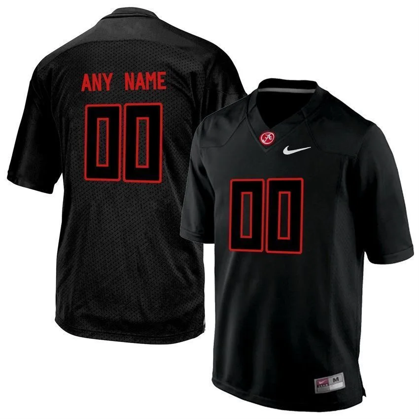 Custom Alabama Jersey for Youth Alabama Crimson Tide Blackout College Limited Football Customized Jersey -