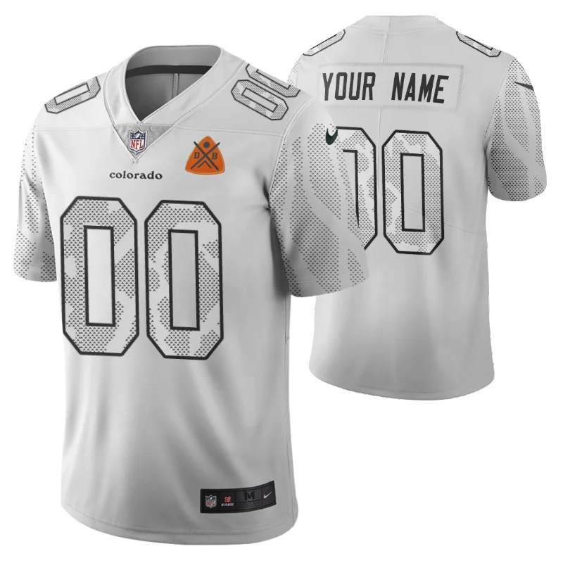 Youth's Denver Broncos Custom White City Edition Vapor Limited Jersey -