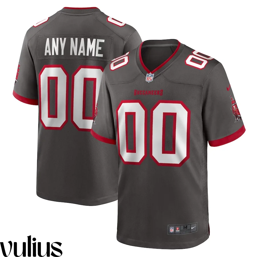 Custom Bucs Jersey, Brown Men's, Alternate Game Custom Jersey -