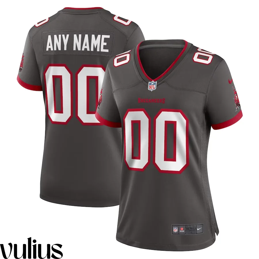 Custom Bucs Jersey, Brown Woman's, Alternate Game Custom Jersey -