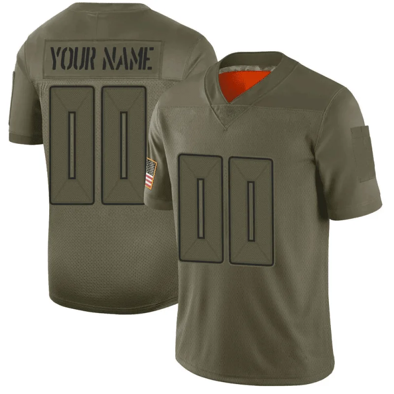 Men's Custom Tampa Bay Buccaneers 2019 Salute to Service Jersey - Limited Camo -