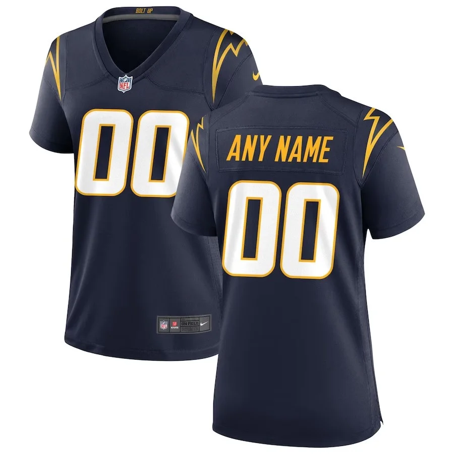 Woman's â€™s Los Angeles Chargers Alternate Custom Game Jersey -
