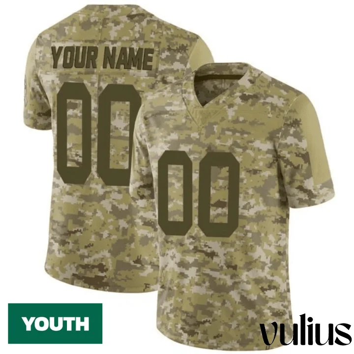 Custom Colts Jersey, Camo Youth's Jersey, 2018 Salute to Service Jersey -