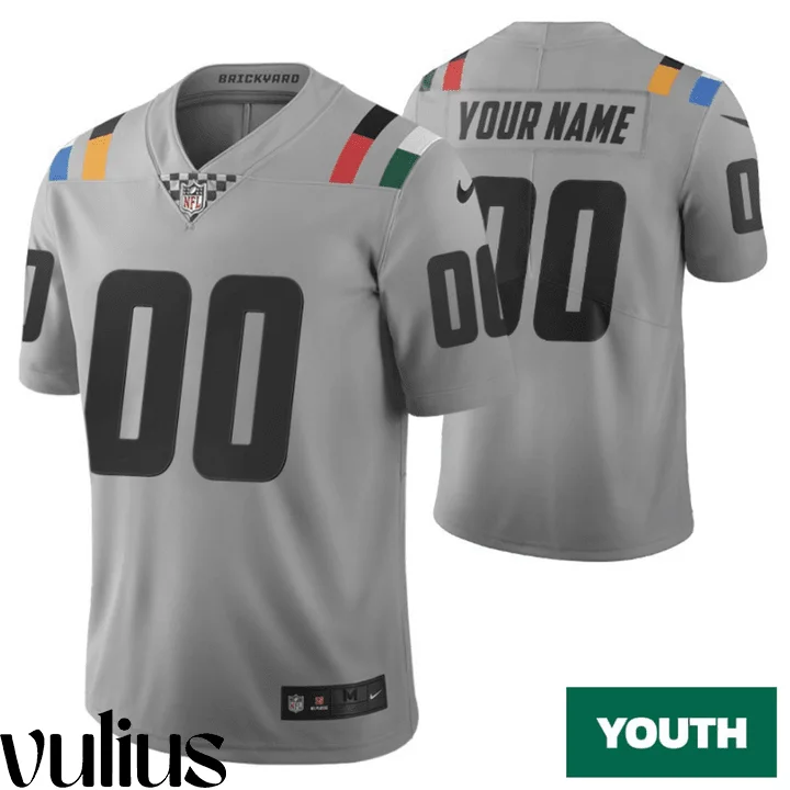 Custom Colts Jersey, Grey Youth's Jersey, City Edition Vapor Limited Jersey -
