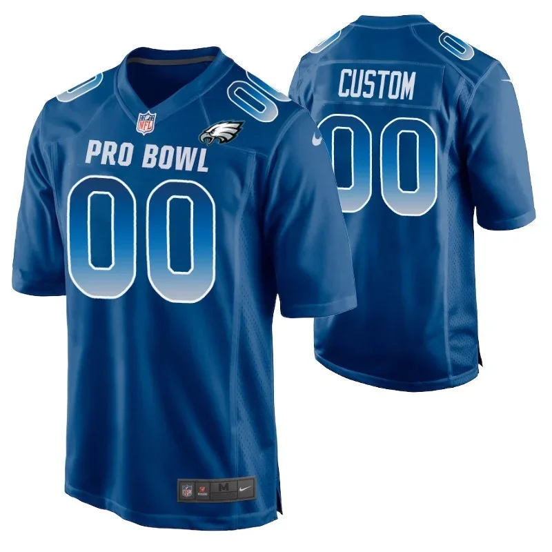 Men's NFC Philadelphia Eagles Custom 2019 Pro Bowl Game Jersey - Royal -
