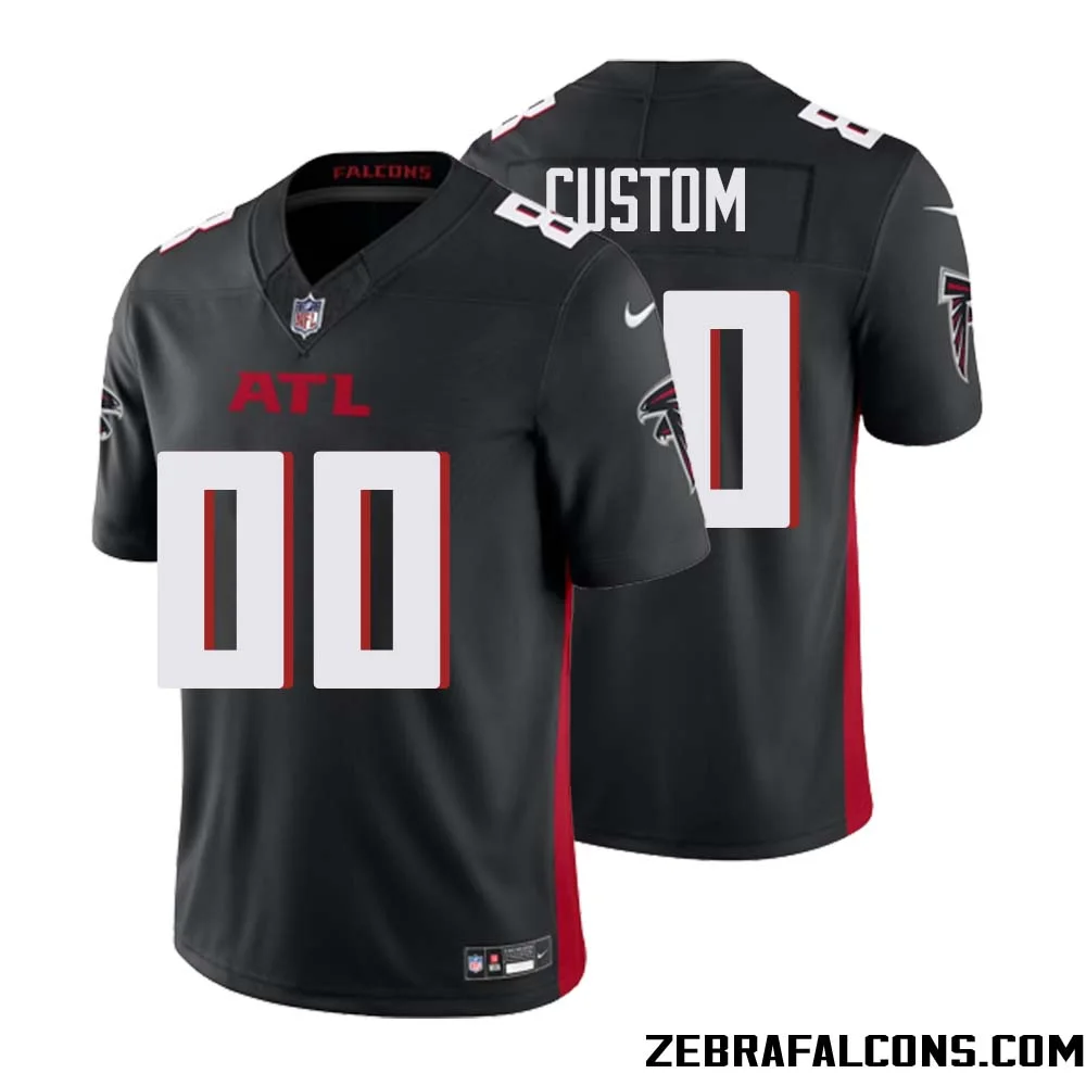 Custom Atlanta Falcons Vapor F.U.S.E. Limited Jersey Black -