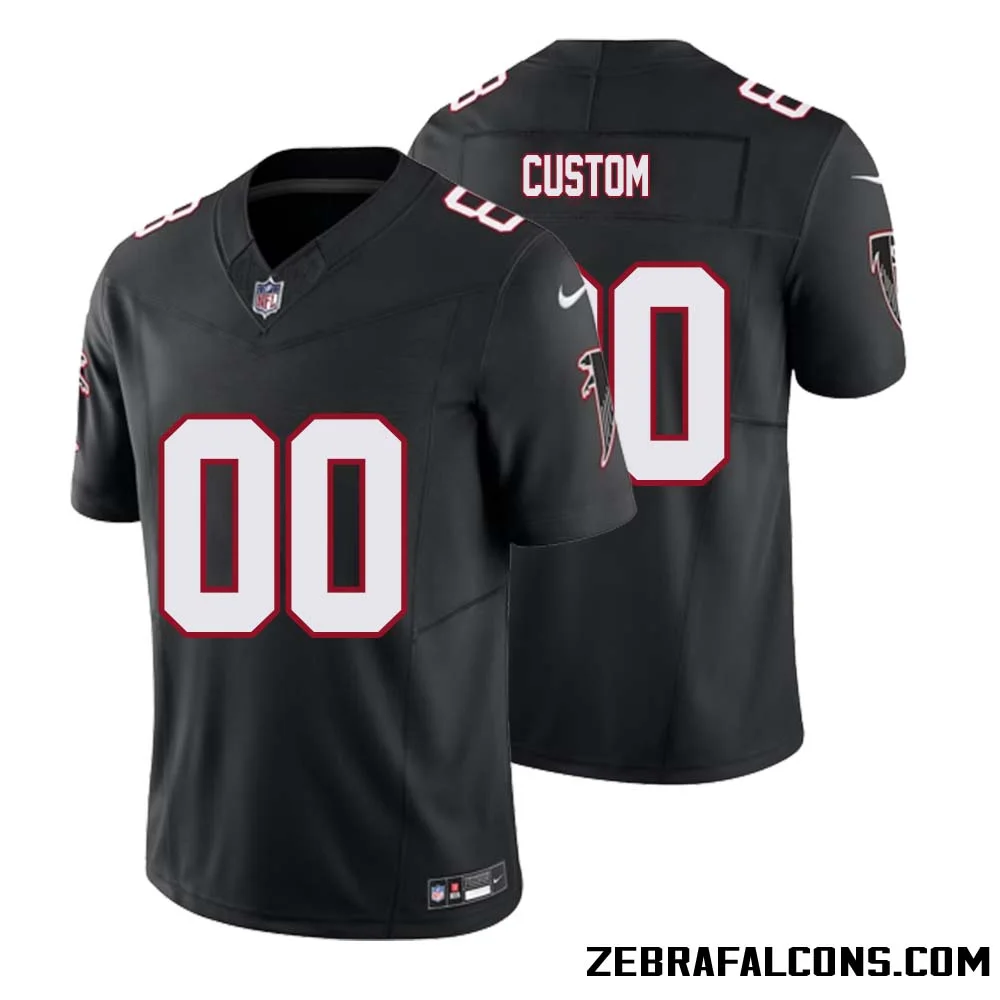 Custom Atlanta Falcons Vapor F.U.S.E. Limited Jerseys Black -