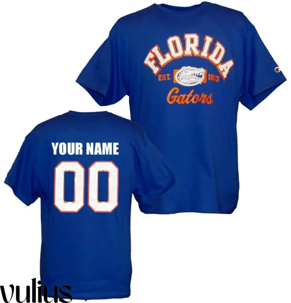 Custom Florida Gators Jersey, Blue Men's, Custom Player Jersey -