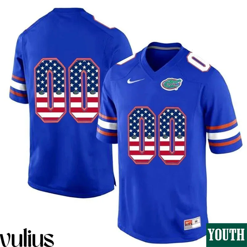 Custom Florida Gators Jersey, Blue Youth's, College Football Limited Jersey -