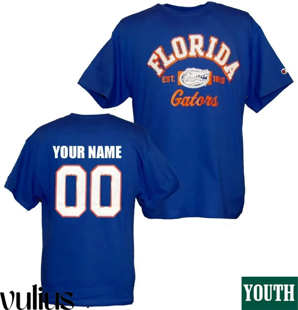 Custom Florida Gators Jersey, Blue Youth's, Custom Player Jersey -