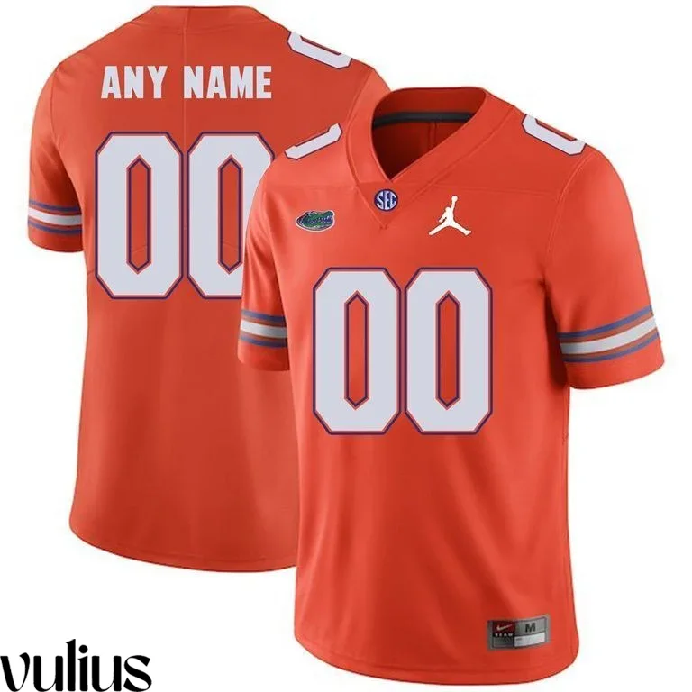 Custom Florida Gators Jersey, Orange Men's, Custom Football Jersey -