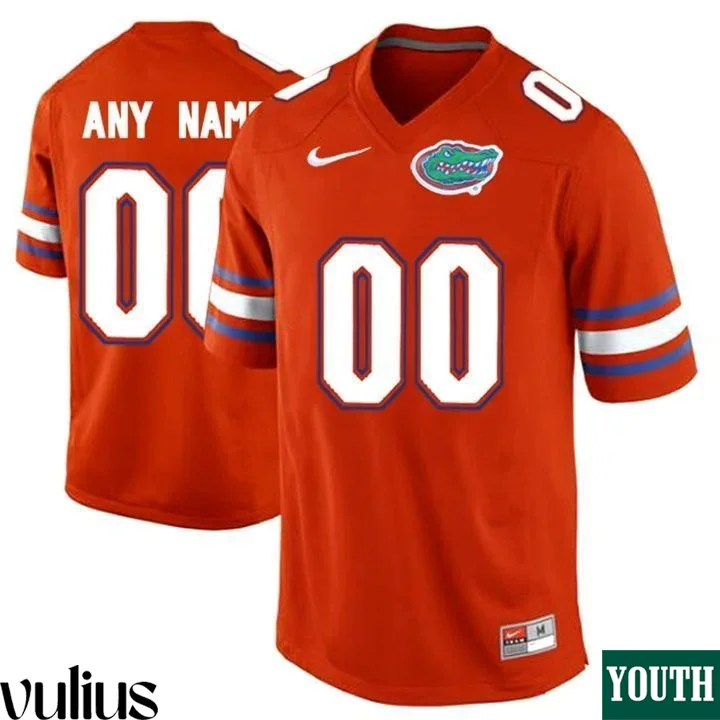 Custom Florida Gators Jersey, Orange Youth's, Custom Jersey -