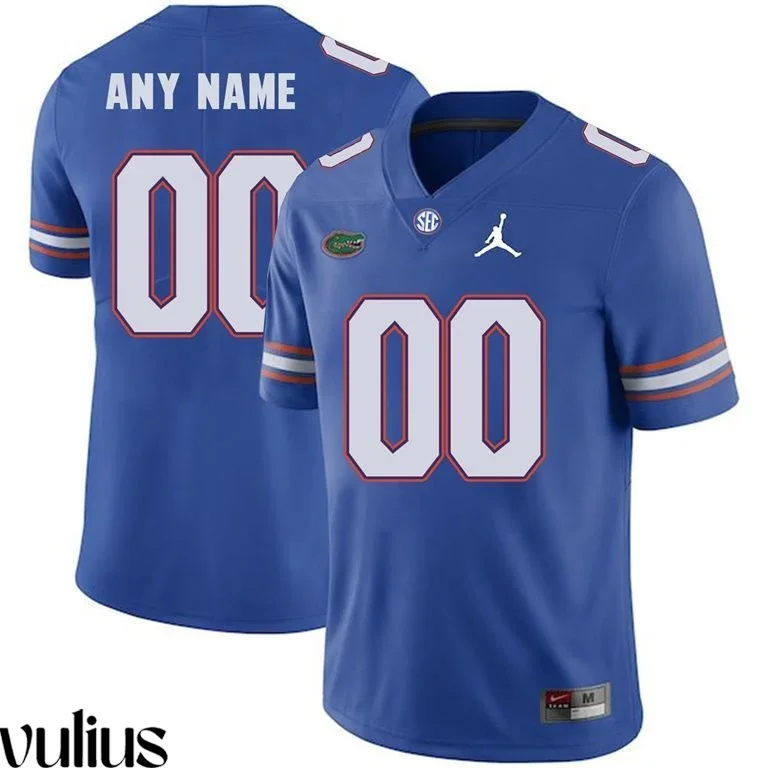 Custom Florida Gators Jersey, Royal Men's, Custom Football Jersey -