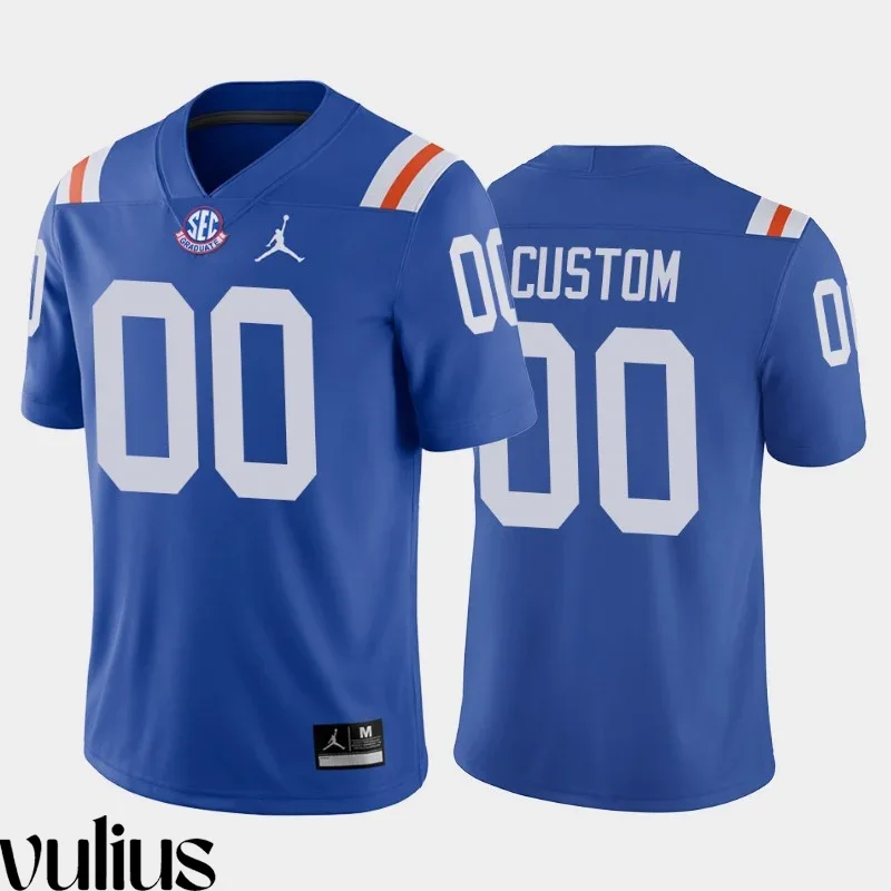 Custom Florida Gators Jersey, Royal Men's, Throwback Game Jersey College Football -