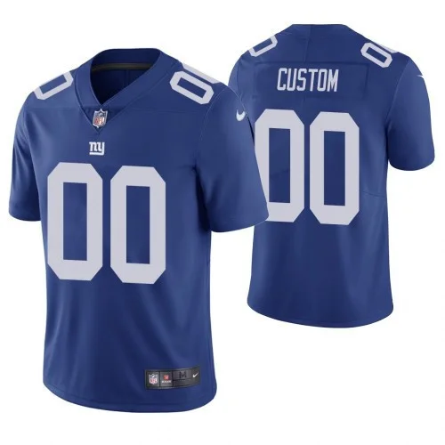 Men's New York Giants Vapor Untouchable Limited Royal Customized Jersey -
