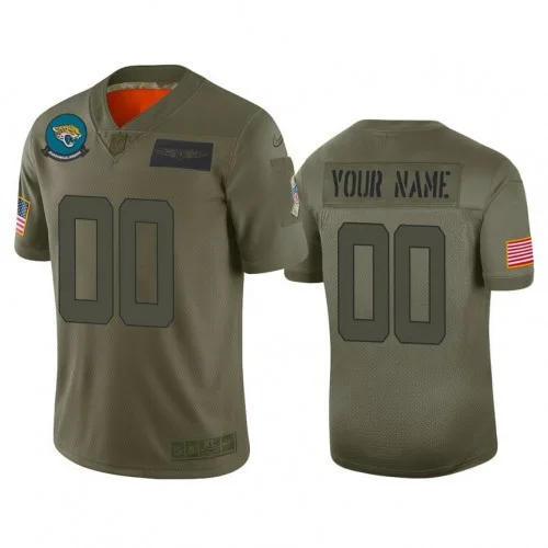 Custom Jaguars Jersey for Youth's Custom Jacksonville Jaguars #00 Camo 2019 Salute to Service Limited Jersey -