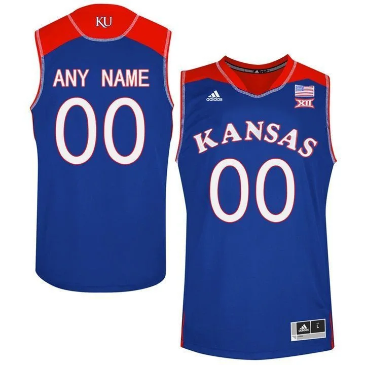 Men's Kansas Jayhawks Custom Jersey -