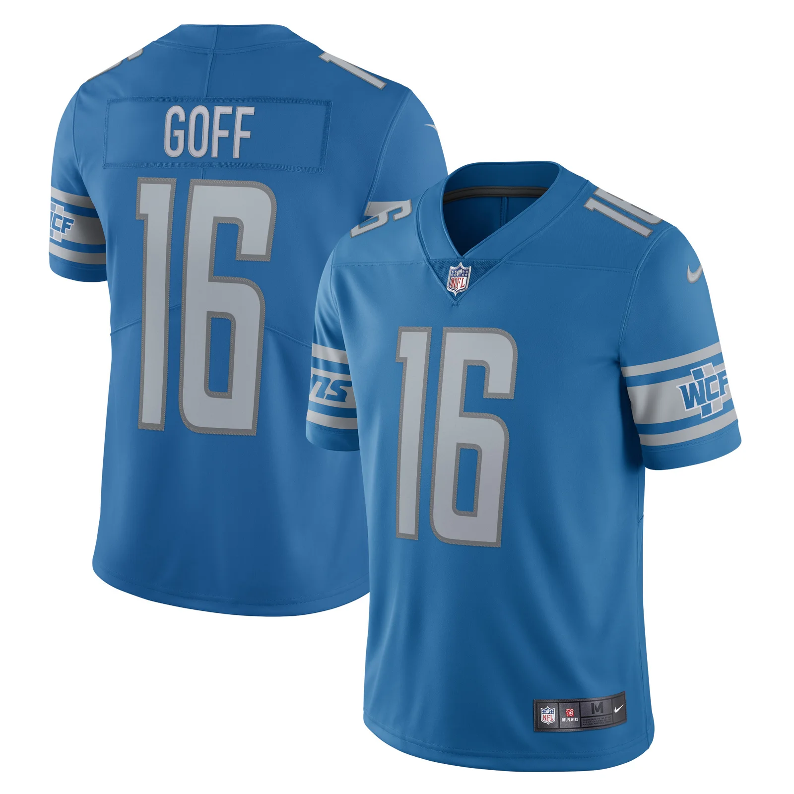 Men's Jared Goff Detroit Lions Vapor Limited Jersey - Blue -
