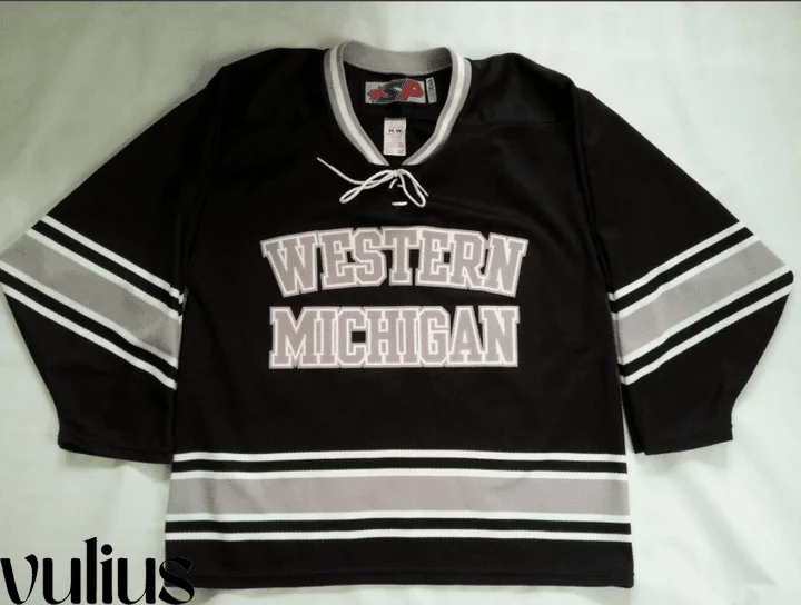 Custom Michigan Jerseys, Black Men's, Custom Hockey Jersey -