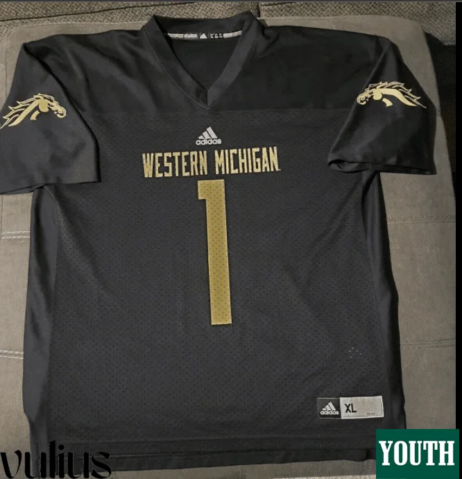 Custom Michigan Jerseys, Black Youth's, Custom Football Jersey -
