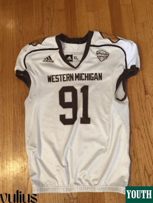 Custom Michigan Jerseys, White Youth's, Football Custom Jersey -