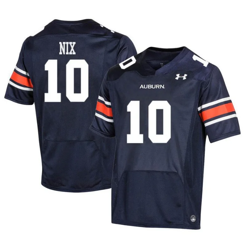 Men's   #10 Bo Nix Navy Auburn Tigers Alumni Jersey -