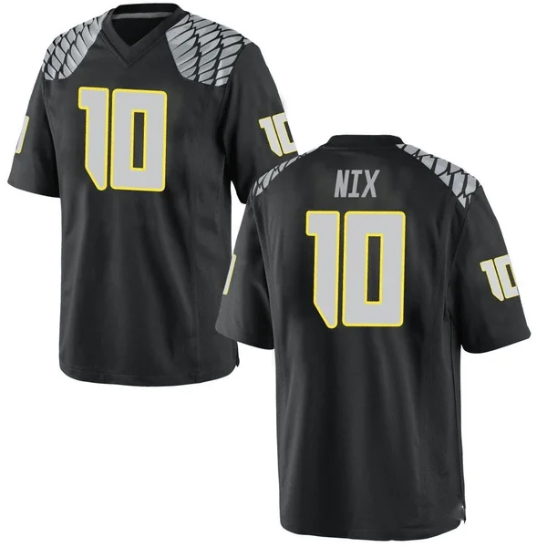Youth's Bo Nix Oregon Ducks Football College Jersey - Black -