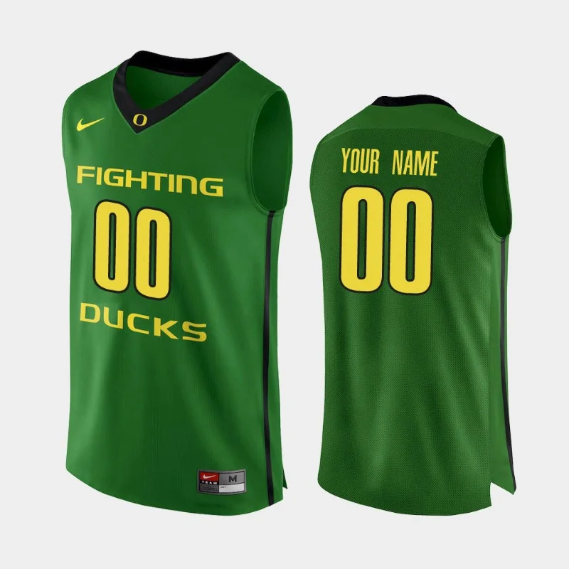 Youth's  Oregon Ducks Apple Green 333188 Custom Jersey -