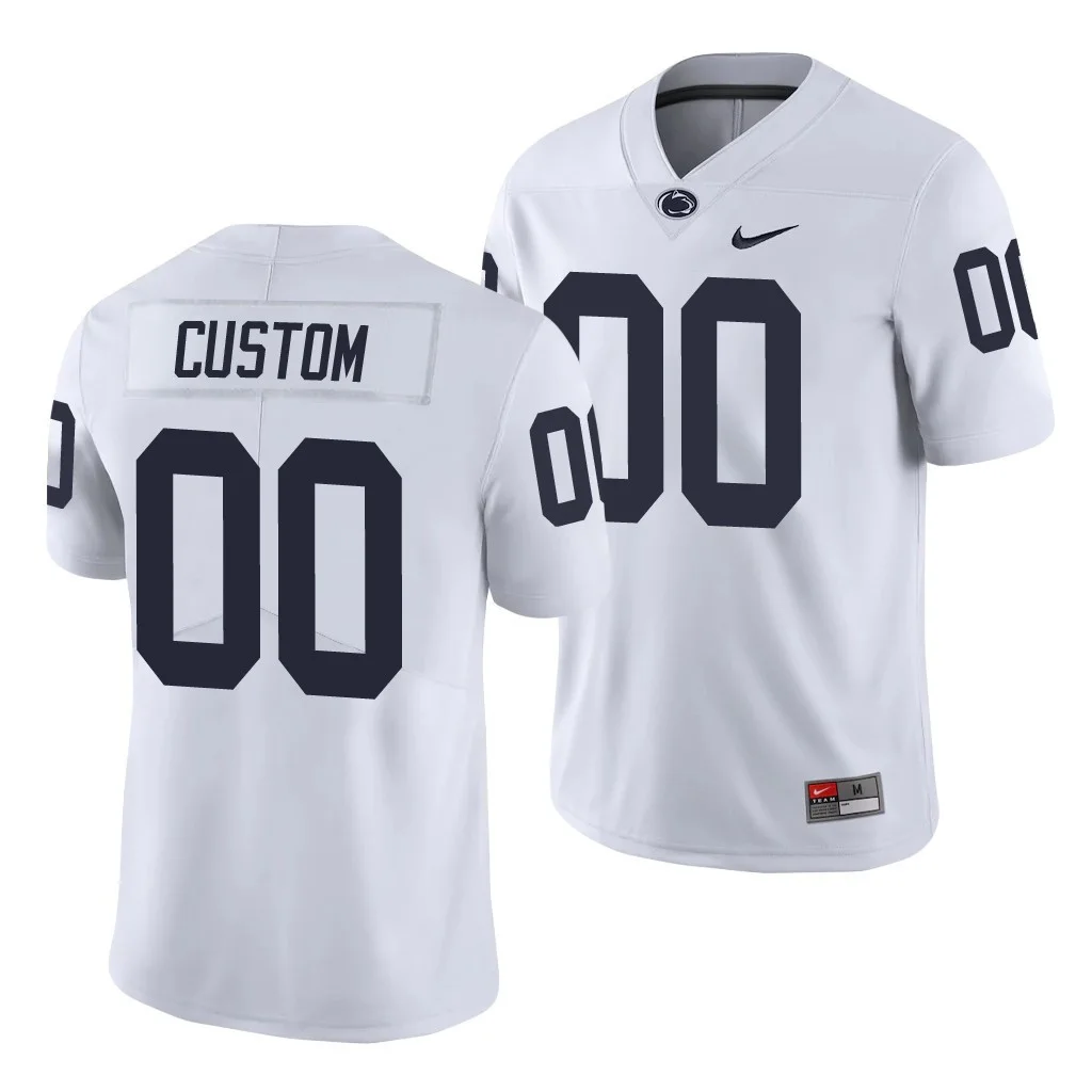 Custom Penn State Jerseys for Men's Penn State Nittany Lions Custom White Limited College Football Jersey -
