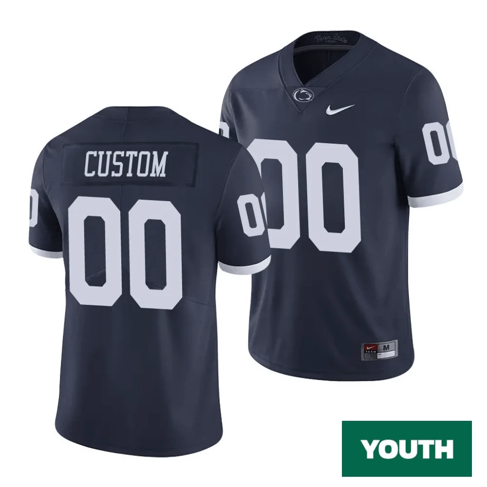 Custom Penn State Jerseys for Youth's Penn State Nittany Lions Custom Navy Limited College Football Jersey -