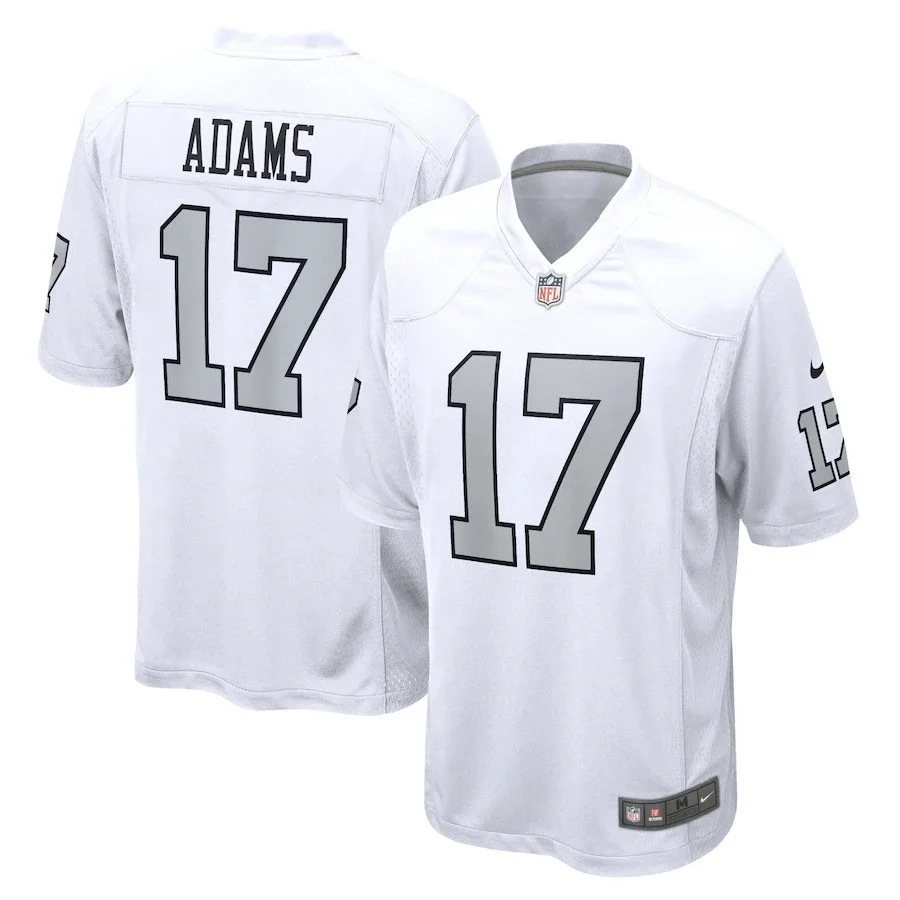 Men's Davante Adams Las Vegas Raiders Alternate Game Jersey - White -