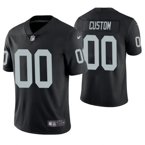 Men's Las Vegas Raiders Vapor Untouchable Limited Black Customized Jersey -