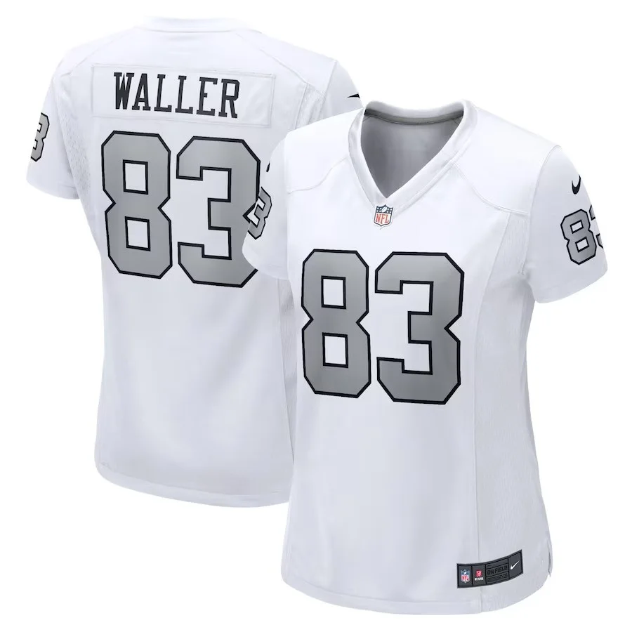 Woman's Las Vegas Raiders Alternate Custom Game Jersey - White -